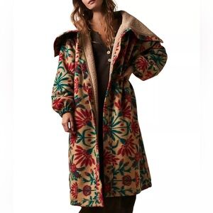 Free People This Love Long Fleece Coat